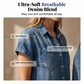 Damen Freizeit Denim-Overall mit kurzen Ärmeln