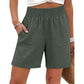 ✨ Weiche Freizeit-Shorts für Damen mit Seitentaschen, atmungsaktiv & alltagstauglich