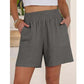✨ Weiche Freizeit-Shorts für Damen mit Seitentaschen, atmungsaktiv & alltagstauglich