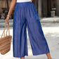 ☀️ Lässige Caprihose mit weitem Bein für Damen, weich und bequem, ideal für den Alltag