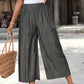 ☀️ Lässige Caprihose mit weitem Bein für Damen, weich und bequem, ideal für den Alltag