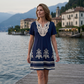 Lässiges Damenkleid im Boho-Stil mit Blumenmuster
