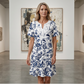 Lässiges Damenkleid im Boho-Stil mit Blumenmuster