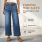 Damenjeans mit hoher Taille und geradem Bein