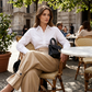 👖🎉 Damen Laternen-Hose mit Falten & Rüschenabschlüssen – Leicht & luftig – Perfekt für Sommer, Strand oder einen romantischen Boho-Look – feminin und bequem 🌸