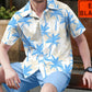 Herren Tropendruck Hemd & Shorts Set