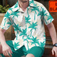Herren Tropendruck Hemd & Shorts Set