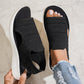 🚚 Nachschub ist da – schnell sein lohnt sich! 👟 Atmungsaktive Plateausandalen aus Strickstoff für Damen – bequem & modisch