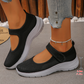 👟 Bequeme Plateausneaker mit verstellbarem Riemchen – rutschfest & modisch
