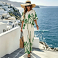 Elegantes 2-teiliges Damen-Set: Oberteil und Hose mit Blumenmuster