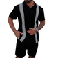 2-teiliges Set aus Freizeithemd und Shorts für Herren