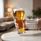Großes Bierglas mit kunstvollem Relief