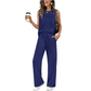 Ärmelloses Damen-Top und Hose mit Kordelzug (Set)
