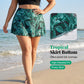 🏖️Sommer-Sonderangebot: 60 % Rabatt🌊Zweiteiliger Badeanzug mit Rock und tropischem Print für Damen👙🌴❤️