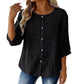 Bestickte Bluse aus Baumwoll-Leinen für Damen