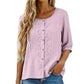 Bestickte Bluse aus Baumwoll-Leinen für Damen