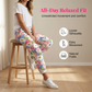 🌸 Sommerliche Blumenmuster-Hose mit elastischem Bund – lässig, stylisch & vielseitig kombinierbar