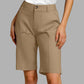 Einfarbige Freizeitshorts für Damen
