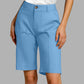 Einfarbige Freizeitshorts für Damen