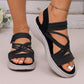 🔥 Nur heute 50 % Rabatt – Sportliche Plateau-Sandalen für Damen mit elastischem Riemen👣 Den ganzen Tag laufen, ohne dass die Füße müde werden