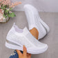Atmungsaktive Strick-Wanderschuhe für Damen