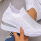 Atmungsaktive Strick-Wanderschuhe für Damen