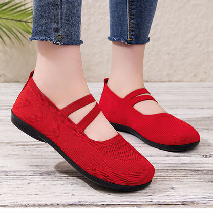 Atmungsaktive Fly Knit-Slipper für Damen