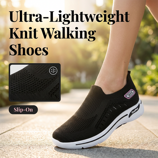 Atmungsaktive Strick-Wanderschuhe für Damen