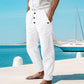 👖 Men's Casual Linen Drawstring Pants – leicht, atmungsaktiv & bequem – mit elastischem Bund & Kordelzug – perfekt für Alltag, Büro & Freizeit