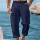 👖 Men's Casual Linen Drawstring Pants – leicht, atmungsaktiv & bequem – mit elastischem Bund & Kordelzug – perfekt für Alltag, Büro & Freizeit