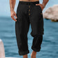 👖 Men's Casual Linen Drawstring Pants – leicht, atmungsaktiv & bequem – mit elastischem Bund & Kordelzug – perfekt für Alltag, Büro & Freizeit