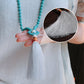🌼📿Lange Kette für Damen im boho-vintage Stil, Strandurlaub und Alltag