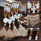 🌼📿Lange Kette für Damen im boho-vintage Stil, Strandurlaub und Alltag