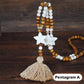 🌼📿Lange Kette für Damen im boho-vintage Stil, Strandurlaub und Alltag