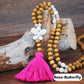 🌼📿Lange Kette für Damen im boho-vintage Stil, Strandurlaub und Alltag