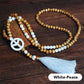 🌼📿Lange Kette für Damen im boho-vintage Stil, Strandurlaub und Alltag