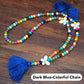 🌼📿Lange Kette für Damen im boho-vintage Stil, Strandurlaub und Alltag