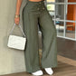 🔥 Letzter Tag! 50% Rabatt Damen High-Waist Straight Leg Hose 🫒 Figurformend & bequem für den Alltag