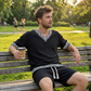👕☀️2-teiliges Set aus Freizeit-Oberteil und Shorts für Herren – Lässiger Komfort und Stil 🔥