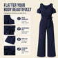 👗🌸 Women's Elegant Cold Shoulder Jumpsuit – modern, luftig & vielseitig – perfekt für warme Tage, Partys & besondere Anlässe