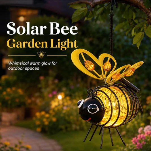 🐝 Solar-Hängeleuchte mit Biene für den Außenbereich – Das perfekte Geschenk für Pflanzenliebhaber, Mütter oder einfach jeden, der gerne lächelt ❤️