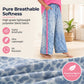 Set aus locker sitzendem Damenoberteil und Hose mit Leopardenmuster