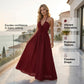 🔥50 % Rabatt auf Neuheiten – Maxikleid für Damen mit Neckholder und rückenfreiem Ausschnitt