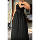 🔥50 % Rabatt auf Neuheiten – Maxikleid für Damen mit Neckholder und rückenfreiem Ausschnitt