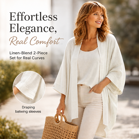 2-teiliges Set aus Tanktop und Strickjacke für Damen
