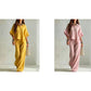 👚LETZTER TAG – 49 % RABATT🌟🎁Set aus kurzärmeligem Damen-Shirt und langer Hose