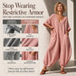 Locker sitzender Sommer-Jumpsuit für Damen mit V-Ausschnitt