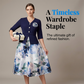 ⌛Zeitlich begrenztes Angebot – Elegantes Damenkleid mit halben Ärmeln und Blumenmuster