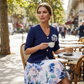 ⌛Zeitlich begrenztes Angebot – Elegantes Damenkleid mit halben Ärmeln und Blumenmuster