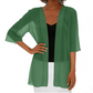 🌟Leichte transparente offene Strickjacke